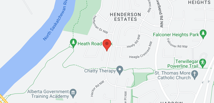 map of 294 HEATH RD NW